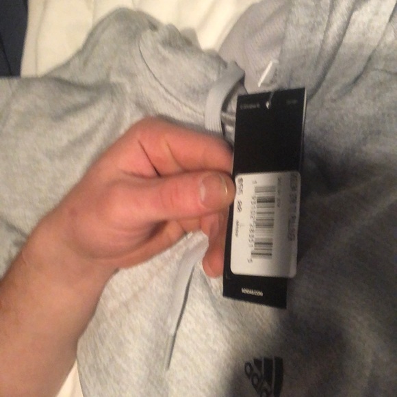 Grey adidas hoodie - Picture 2 of 2